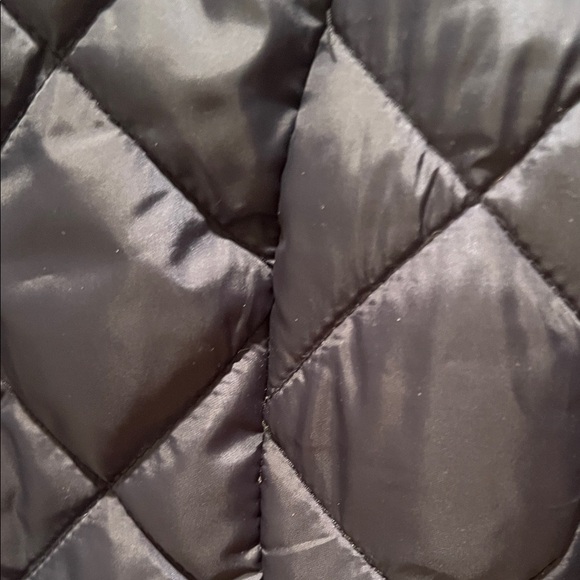 Sporto Navy Quilted woman’s S Coat with Faux Fur Trim the faux fur removable😃 - Picture 4 of 15